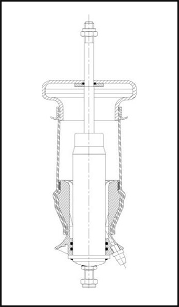 амортизатор кабины I/I 216-312
